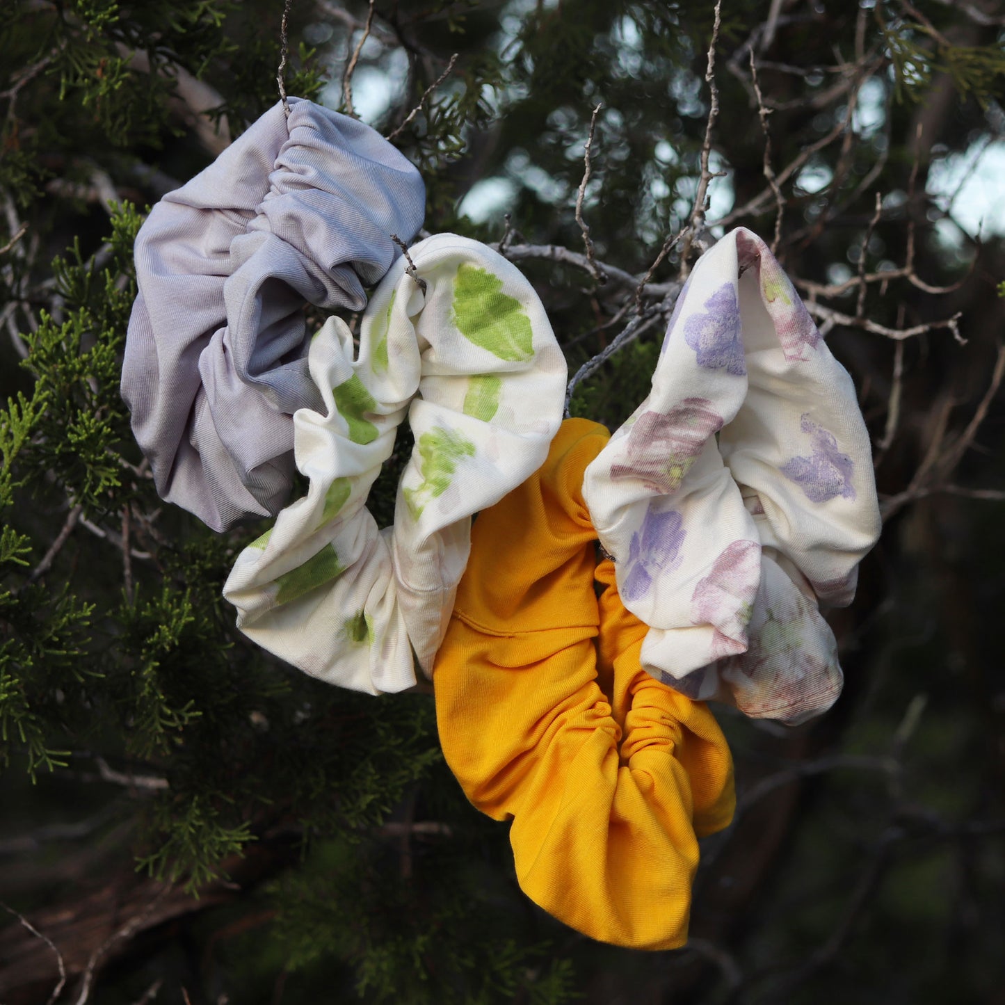 Flower Garden Scrunchie
