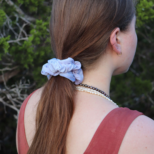 Butterfly Pea Flower Scrunchie