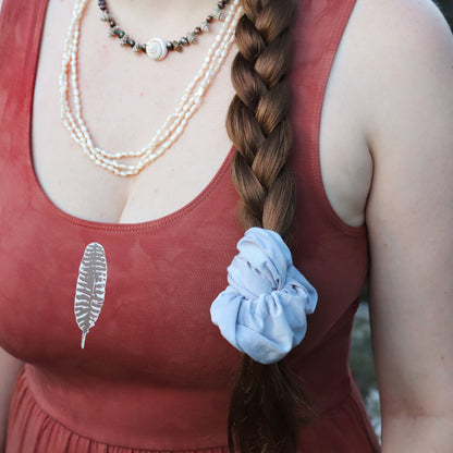 Butterfly Pea Flower Scrunchie