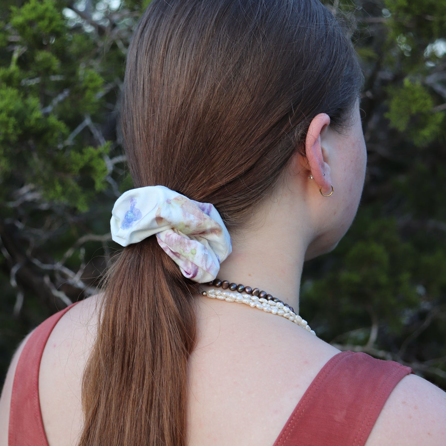 Flower Garden Scrunchie